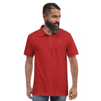 Image 4 of OSTRICH LEVEL Polo Shirt red
