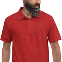 Image 5 of OSTRICH LEVEL Polo Shirt red