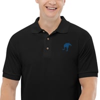 Image 2 of OSTRICH LEVEL Polo Shirt Blue