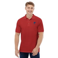 Image 3 of OSTRICH LEVEL Polo Shirt Blue