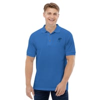 Image 5 of OSTRICH LEVEL Polo Shirt Blue