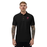 Image 2 of OSTRICH LEVEL Polo Shirt Pink
