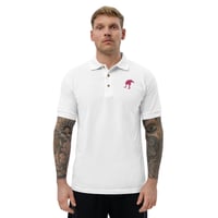 Image 3 of OSTRICH LEVEL Polo Shirt Pink
