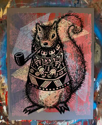 Pretentious Squirrel Poster