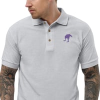 Image 1 of OSTRICH LEVEL Polo Shirt Purple