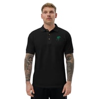 Image 3 of OSTRICH LEVEL Polo Shirt Green 1
