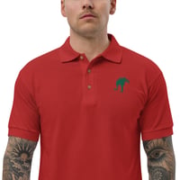 Image 5 of OSTRICH LEVEL Polo Shirt Green 1