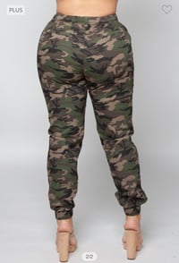 Image 2 of Curvy Mission Accomplished Camo Jogger