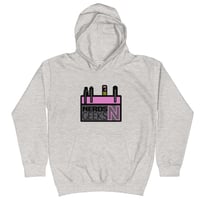 Image 1 of Kids NERDS N GEEKS HOODIE PINK