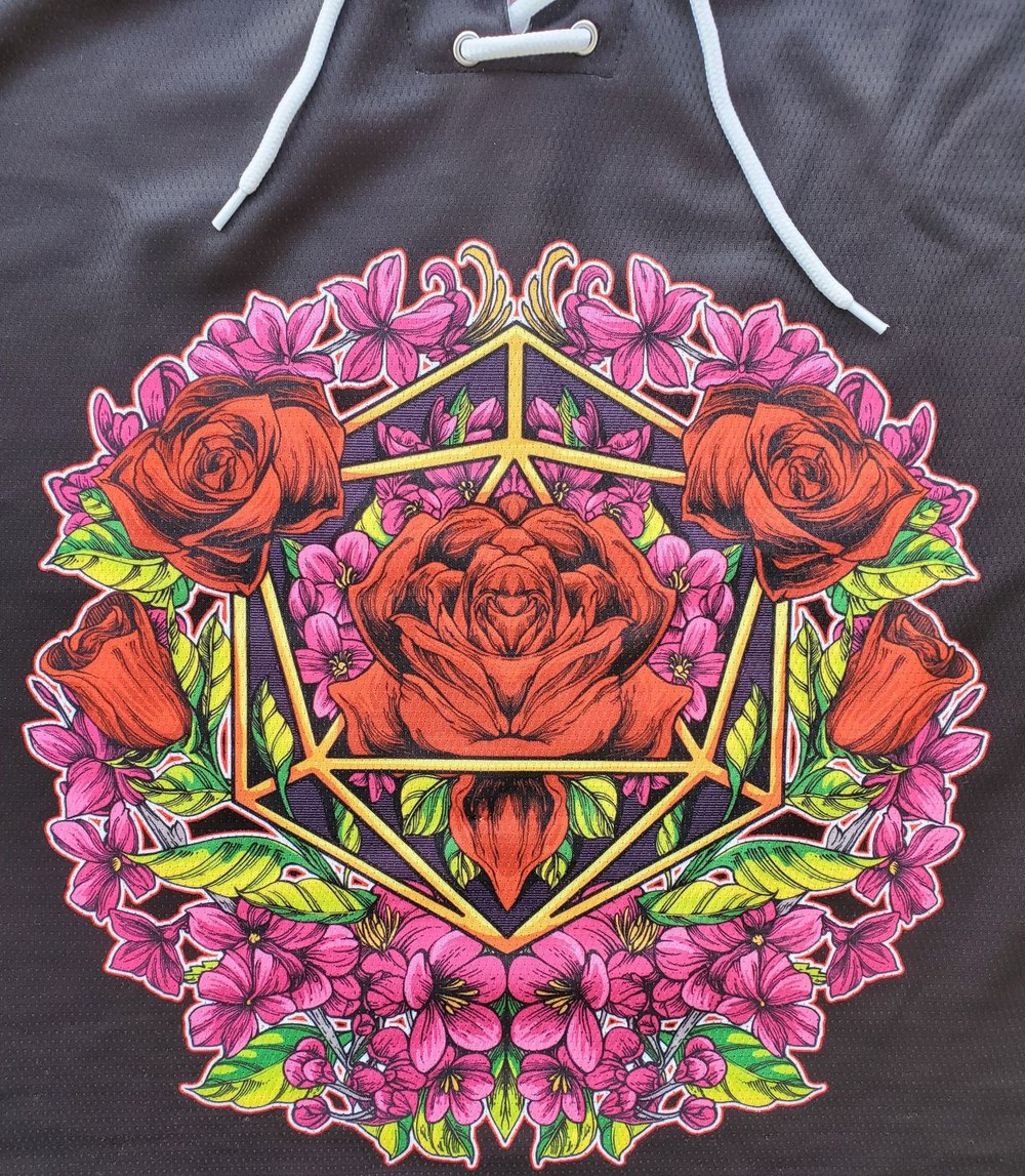 Icosahedron Flower Hockey Jersey