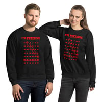 Image 1 of REDDOTT I'M PUZZLING Unisex Sweatshirt RED