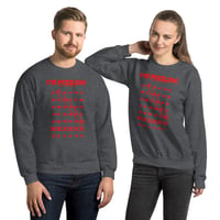 Image 5 of REDDOTT I'M PUZZLING Unisex Sweatshirt RED