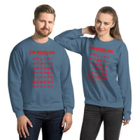 Image 4 of REDDOTT I'M PUZZLING Unisex Sweatshirt RED