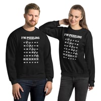 Image 2 of REDDOTT I'M PUZZLING Unisex Sweatshirt White