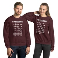 Image 4 of REDDOTT I'M PUZZLING Unisex Sweatshirt White