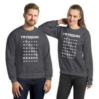 Image 5 of REDDOTT I'M PUZZLING Unisex Sweatshirt White