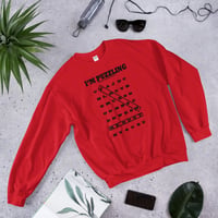 Image 2 of REDDOTT I'M PUZZLING Unisex Sweatshirt Black