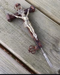Image 1 of 1/1 rusted nails handpoke tool