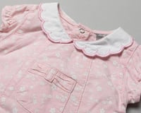 Image 2 of Chambray "Floral" Romper Set 