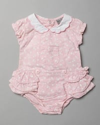 Image 3 of Chambray "Floral" Romper Set 