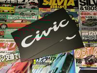 Honda Civic EG License Plate