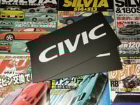 Honda Civic EK License Plate