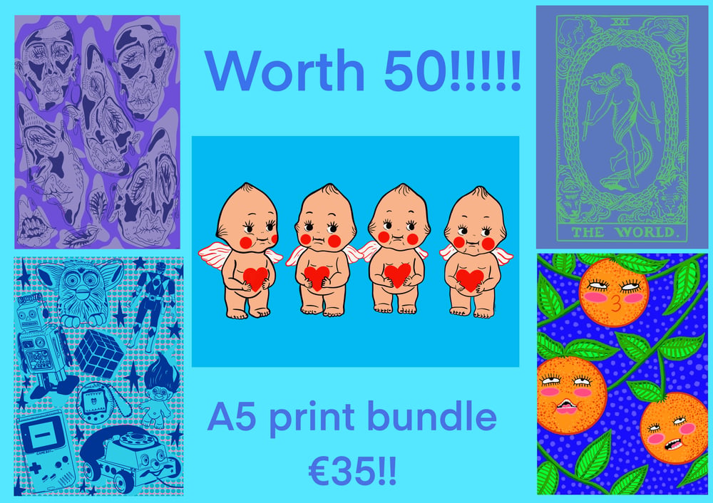 Image of A5 blue bundle