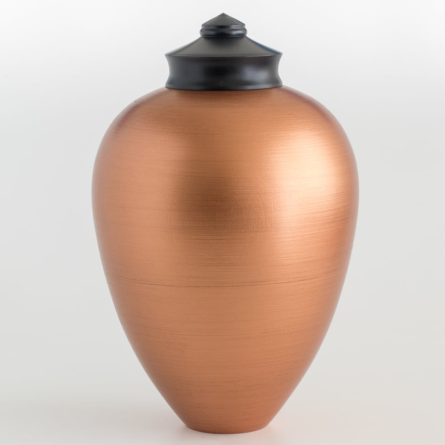 Image of Copper Hollow Form / Urn