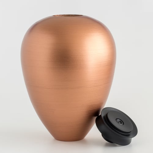 Image of Copper Hollow Form / Urn