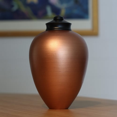 Image of Copper Hollow Form / Urn