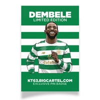 Moussa Dembele Pin Badge + Stickers **PRE ORDER**
