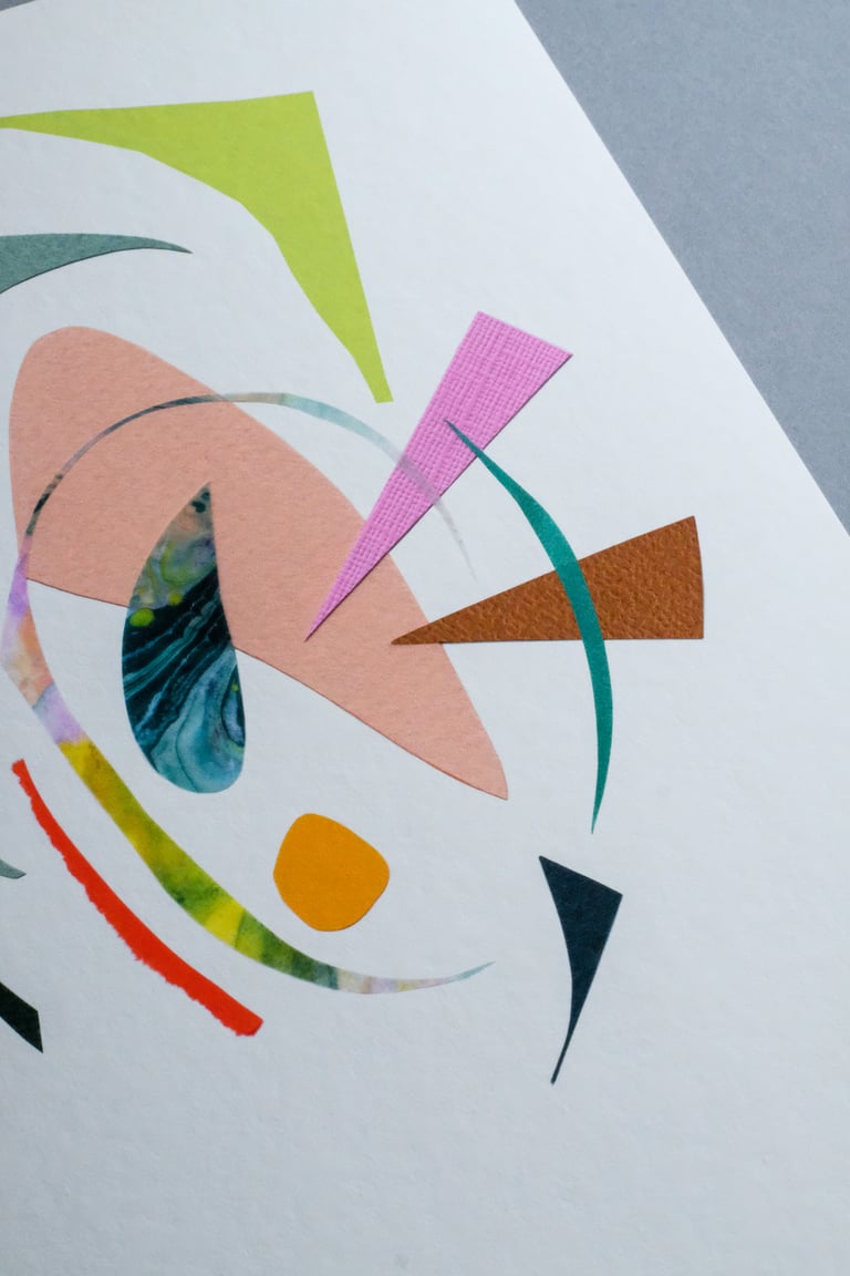 'Abstract Collage 1' Giclee Print Image 2