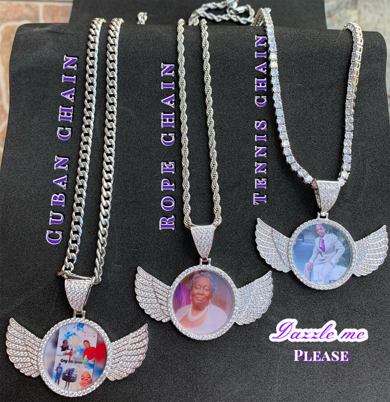 Image of Photo Pendant Chains