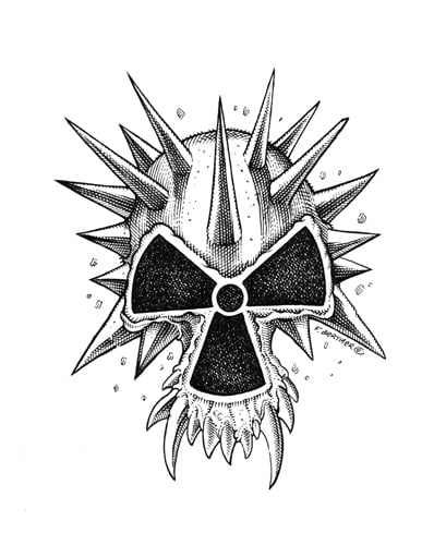 Image of "Corrosion Skull" - Original Artwork