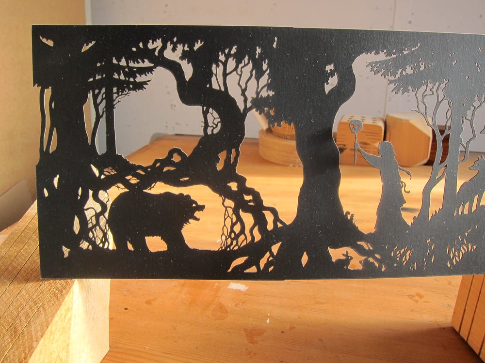 Image of Vasilisa and the Witch's Fire: lasercut
