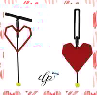 Image 5 of Heart Geometric Stud Earrings... 