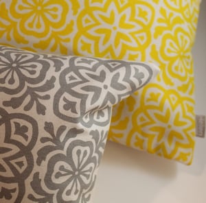 Image of Moroccan Tile Square Cushion
