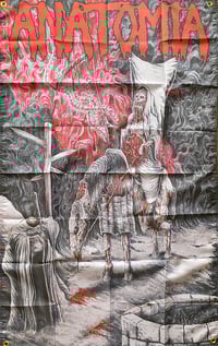 Image 2 of Anatomia " Dissected Humanity " - Flag / Banner / Tapestry