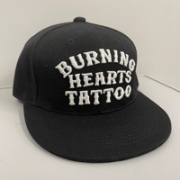 Image 1 of Burning Hearts Tattoo Co. baseball cap