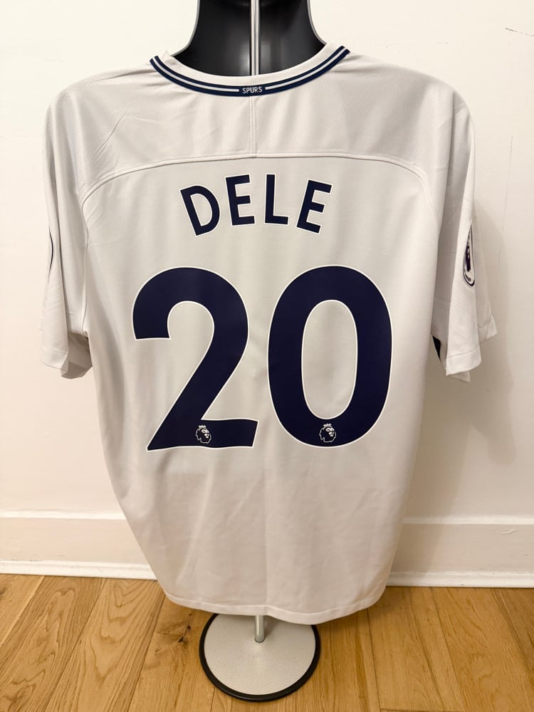 Image of PRE ORDER: Tottenham Hotspur “DELE 20” 2017/18 Home Shirt + PL patches (XL)