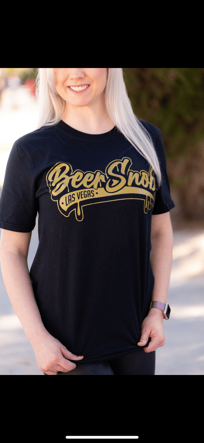 Image of Sparkly GOLD Drip T 