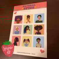 Image 2 of Natural Cuties Sticker Sheet 