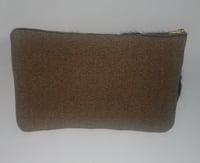 Image 2 of BROWN HERRINGBONE UNDERBUST CORSET & CLUTCH BAG