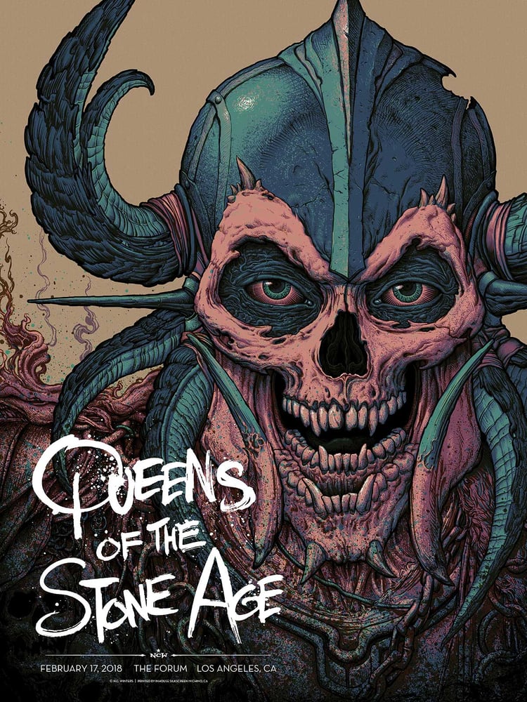 Image of Queens of the Stone Age: L.A. Forum Gig Poster
