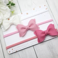 Image 1 of CHOOSE YOUR COLOUR - Small Pinch Bows 