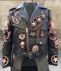 Image 2 of Marc Vachon Classic Chords Leather Jacket