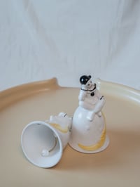 Image 3 of Rare  Pierrot Mime clown ceramic bell