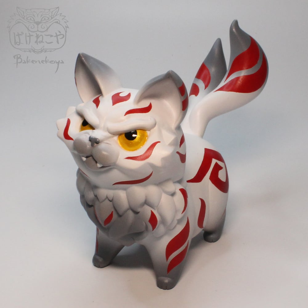 Image of Bakeneko Kitten - White/Red