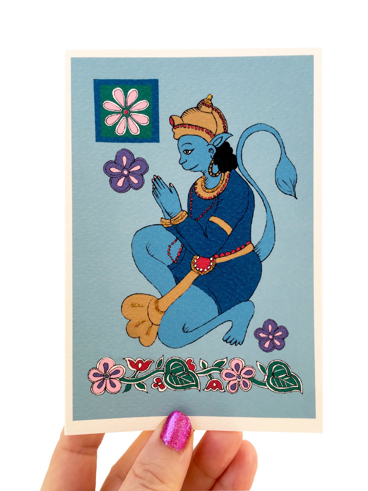 Lord Hanuman, Hindu God Card