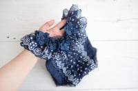 Image 2 of Louisa II navy blue romper / two sizes